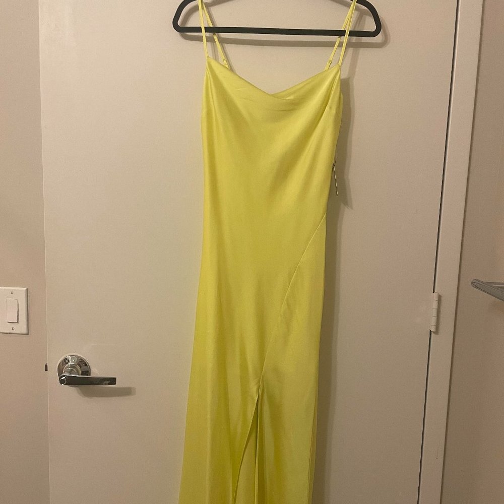 Yellow Express Slip Dress
